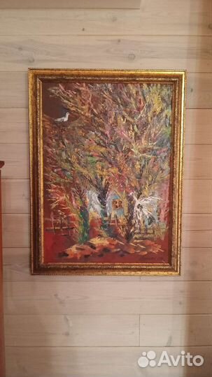 Триптих из трёх картин маслом