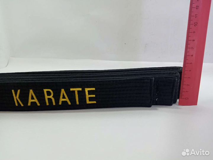Черный пояс карате 320 см