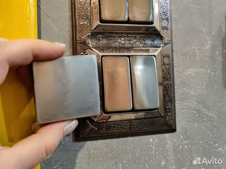 Накладки Fede Nickel Satin, Матовый никель, 5