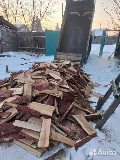 Дрова пиленный горбыль