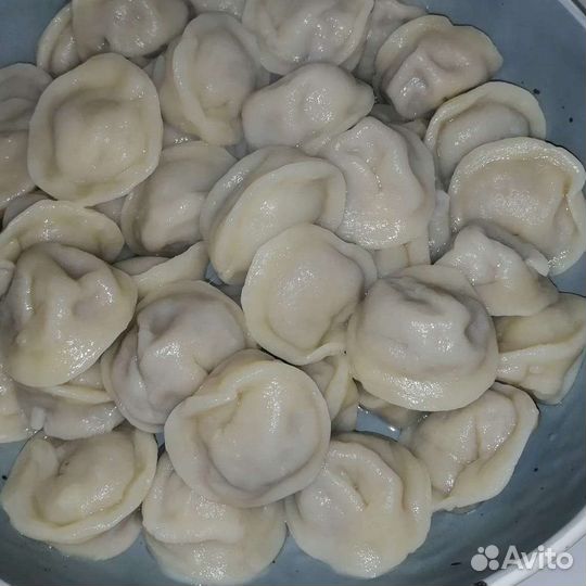 Домашние полуфабрикаты, пельмени ручной лепки