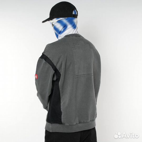 Свитшот CavEmpt серый погружной