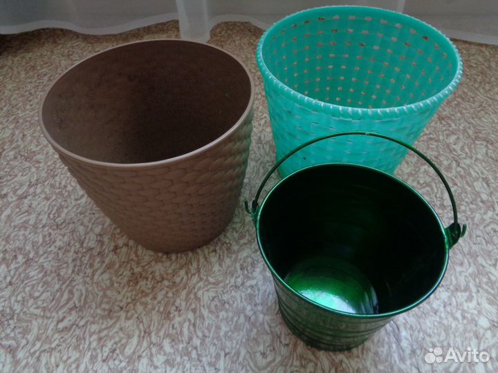 Цветочные горшки, кашпо,поддоны