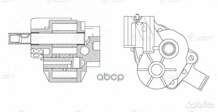 LOP 0737 насос масляный kамаз 6511 LOP0737 luzar