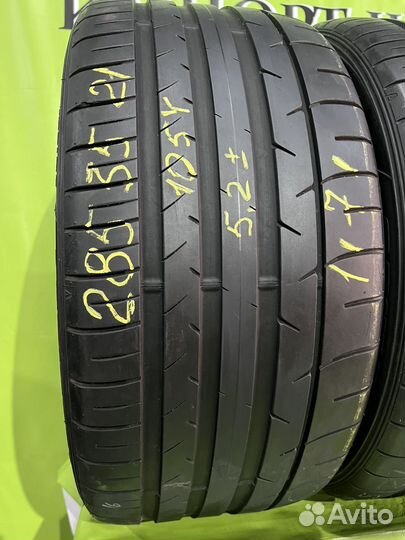 Dunlop SP Sport Maxx 050+ 285/35 R21 и 325/30 R21 105Y