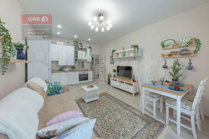 2-к. квартира, 68,3 м², 1/8 эт.