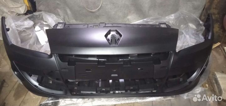 Бампер передний renault scenic 3