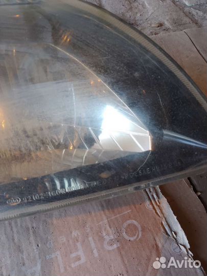 Фара левая kia rio 2 с эл.кор + 2 птф+1 рамка