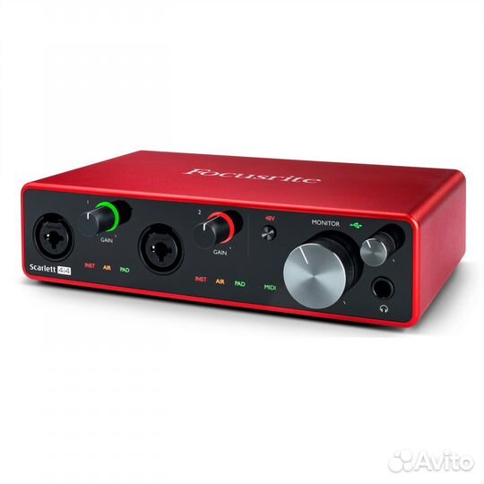 Focusrite Scarlett 4i4 3rd Gen Аудио интерфейс USB