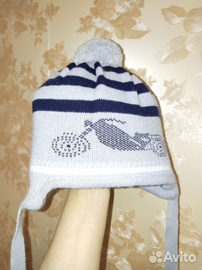 Новая деми шапка мальчику (р.48)