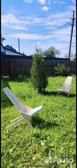 Кресло деревянное складное