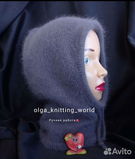 Капор из пуха норки