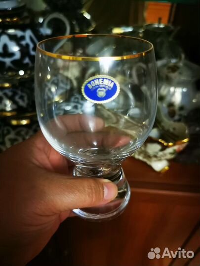 Фужеры бокалы богемия