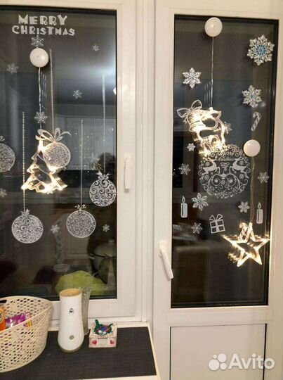 Новогодние наклейки