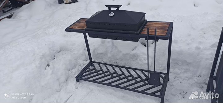 Мангал в стиле лофт