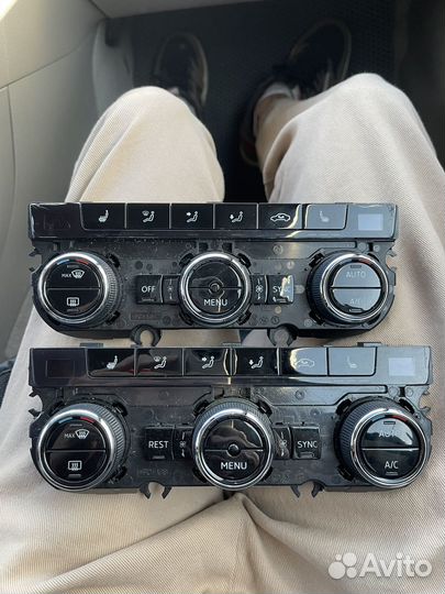 Блок климата skoda