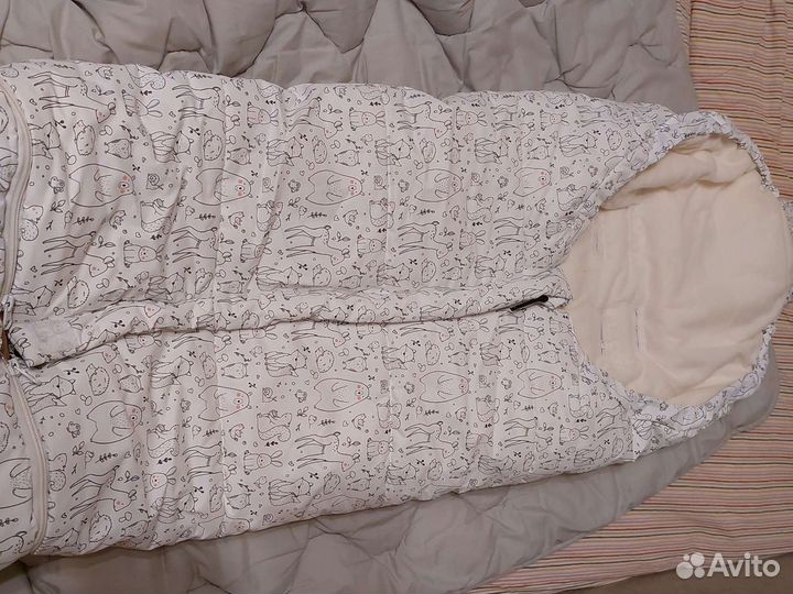 Зимний конверт в коляску