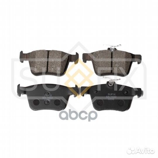 Колодки тормозные дисковые зад прав/лев SX1