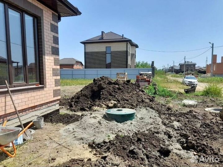 Установка канализации септик под ключ