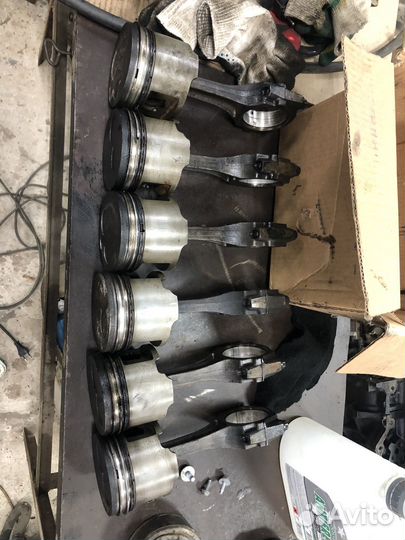 Поршень Шатун Поршневая группа 1HZ Toyota LC 80