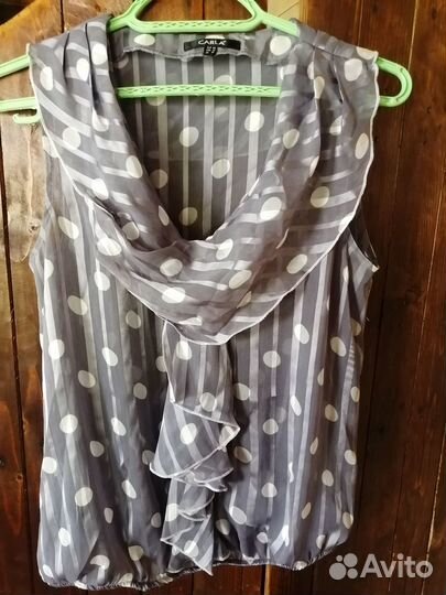 Блузка женская без рукавов