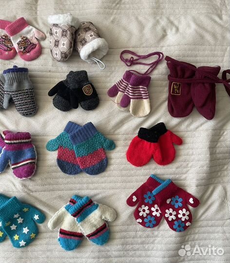 Детские рукавички варежки