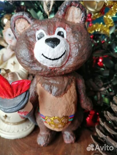 Ёлочная игрушка Олимпийский мишка