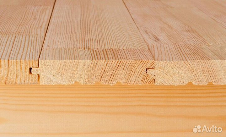 Доска Пол шпунтованный
