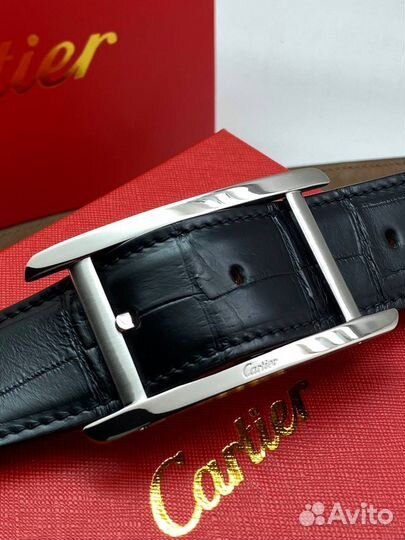 Кожаный ремень Cartier