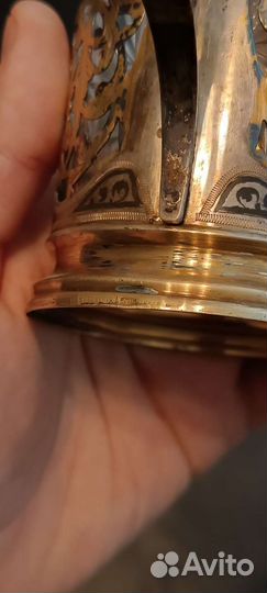 Подстаканник серебряный