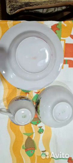 Вышлю набор 3шт посуда детям 85г СССР