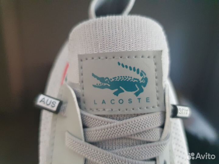 Lacoste кеды мужские светло-серые