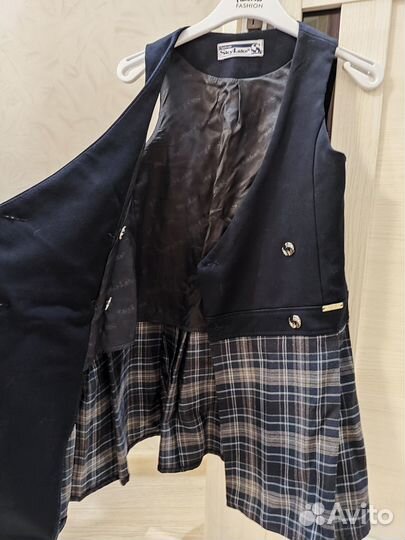 Сарафан школьный на девочку 128