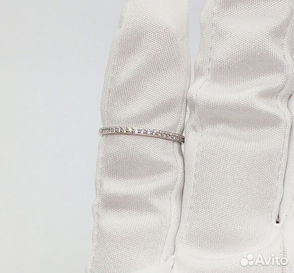 Золотое кольцо с фианитом 16,5р