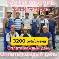 Подсобный рабочий с ежедневной оплатой