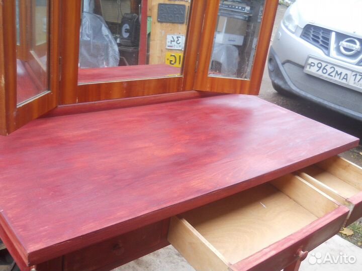 Зеркало трельяж старинное ретро винтаж май 1956