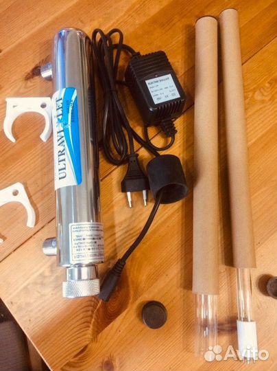 Кварцевая лампа стерилизатор для аквариума 11-13-4