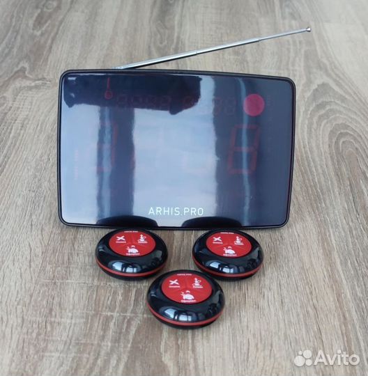 Кнопка вызова официанта-кальянщика Премиум и табло