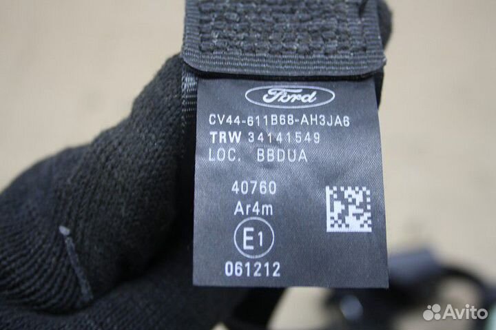 Ремень задний правый ford kuga II 2012