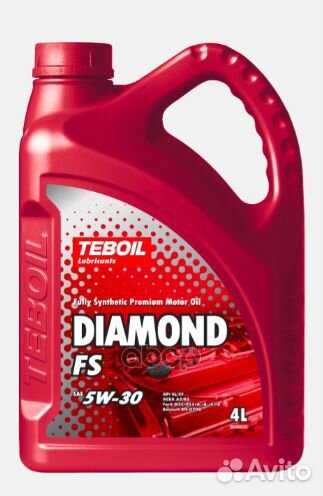 5W-30 Diamond FS 4л (синт. мотор. масло) Teboil