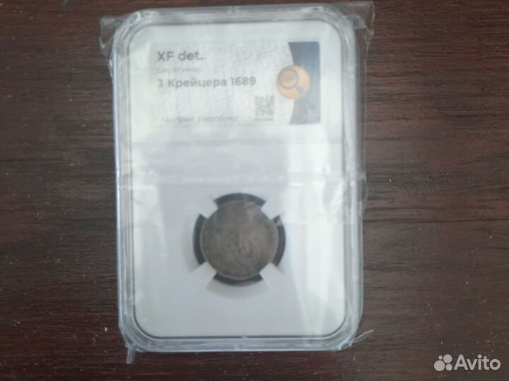 3 крейцера 1689 Австрия Леопольд