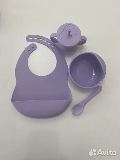Детская силиконовая посуда