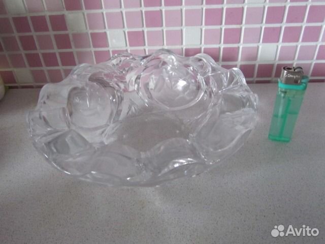 Пепельница толстое стекло СССР