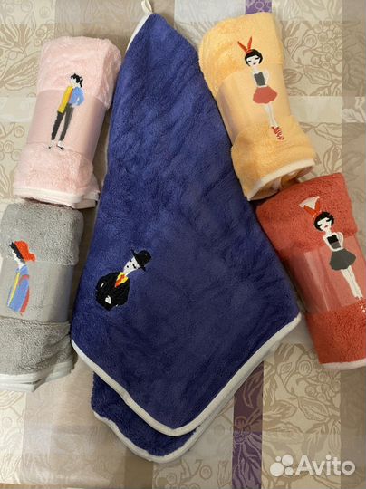 Набор полотенец из 4 штук 35/75 из микрофибры