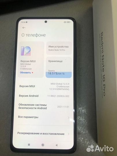 Xiaomi redmi note 10 PRO 6/64GB (NFC)