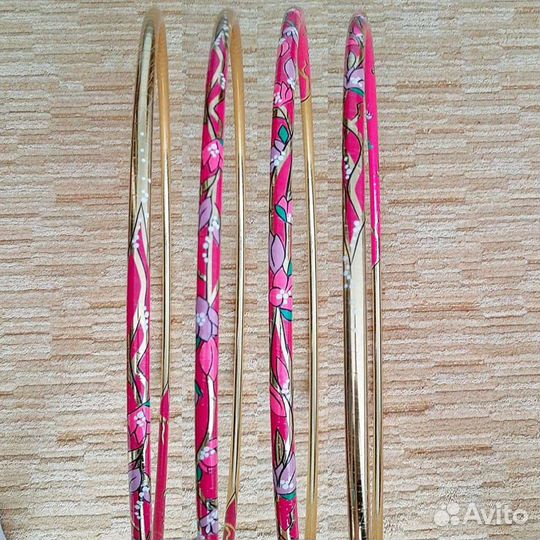 Обмотка обруча для художественной гимнастики