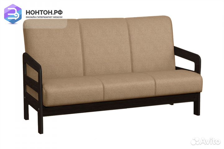 Диван книжка Вега-34 бежевый