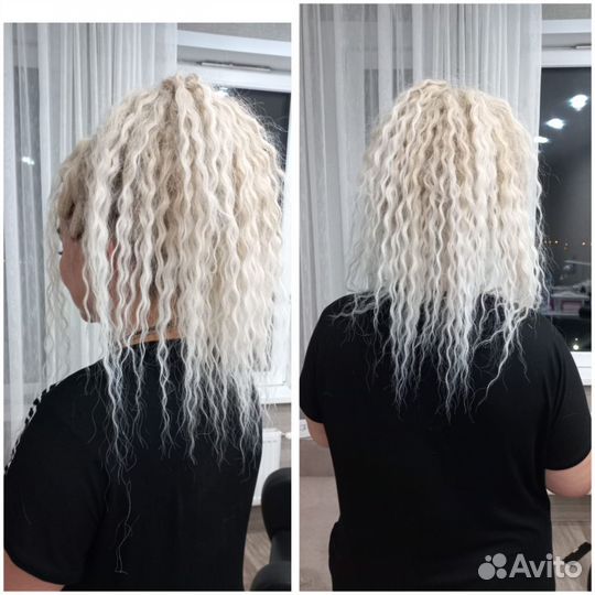 Дредокудри, брейды хвост, афрозатылок