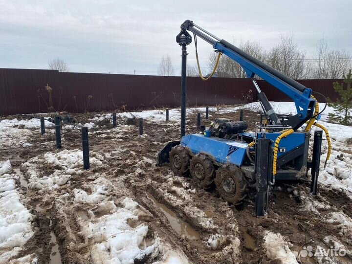 Винтовые сваи, монтаж винтовых свай, фундамент