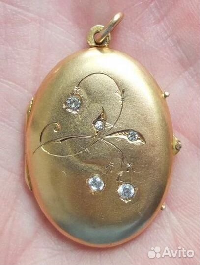 Золотой кулон, золото 56 проба